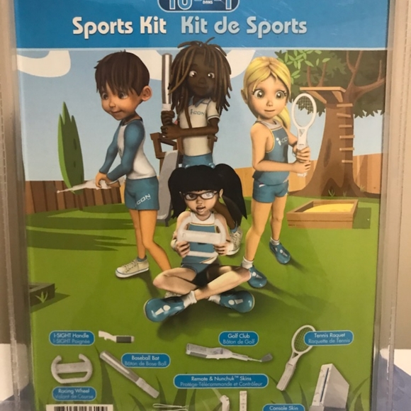 Wii Sports Kit by Icon New and Sealed, tennis,baseball,golf,racing wheel - Picture 2 of 2